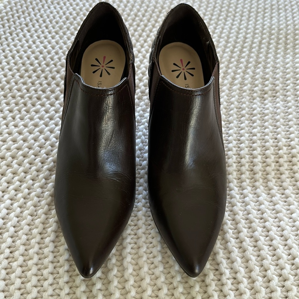 Isaac Mizrahi Live! Leather Booties w/ Quilting Detail Women's